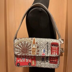London Beaded Shoulder Bag